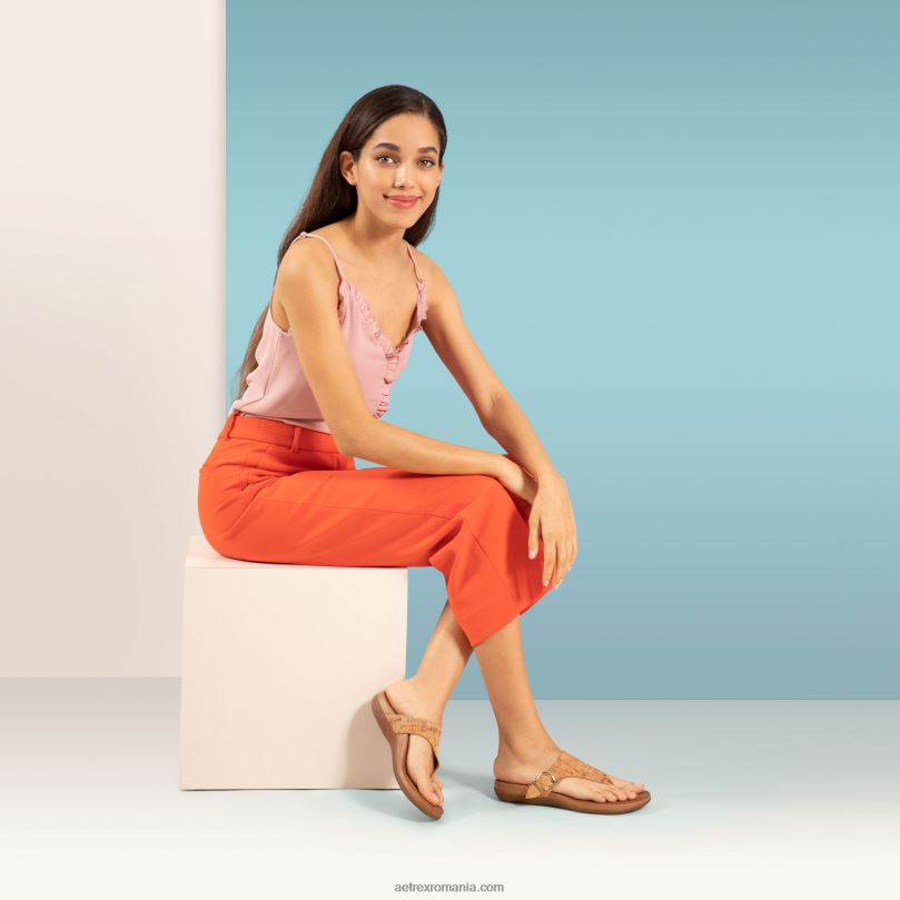 sandală tanga reglabilă rita femei Aetrex plută 2BV6V86