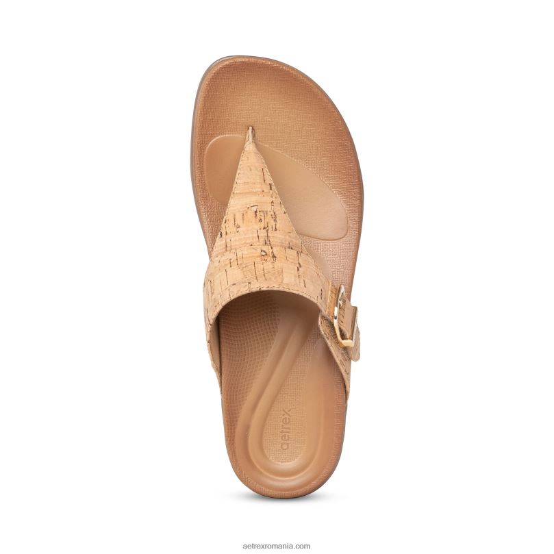 sandală tanga reglabilă rita femei Aetrex plută 2BV6V86