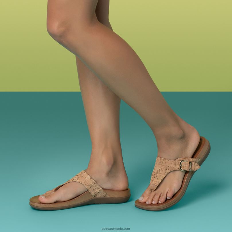 sandală tanga reglabilă rita femei Aetrex plută 2BV6V86