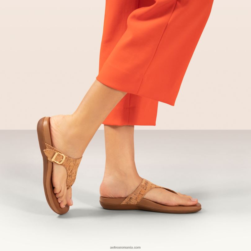 sandală tanga reglabilă rita femei Aetrex plută 2BV6V86