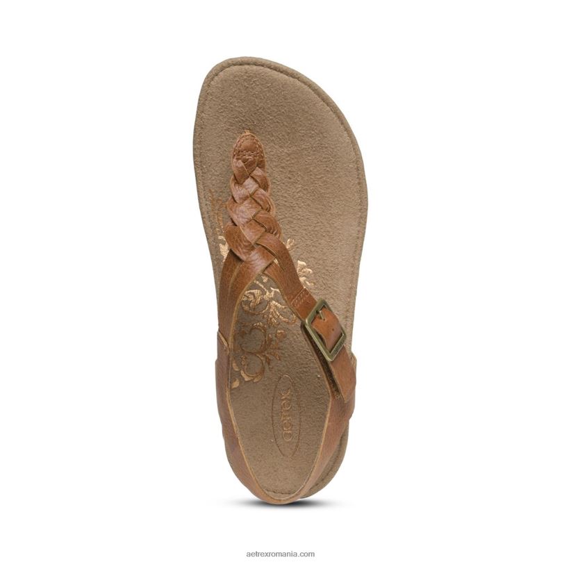 tanga ajustabilă harper femei Aetrex coniac 2BV6V40