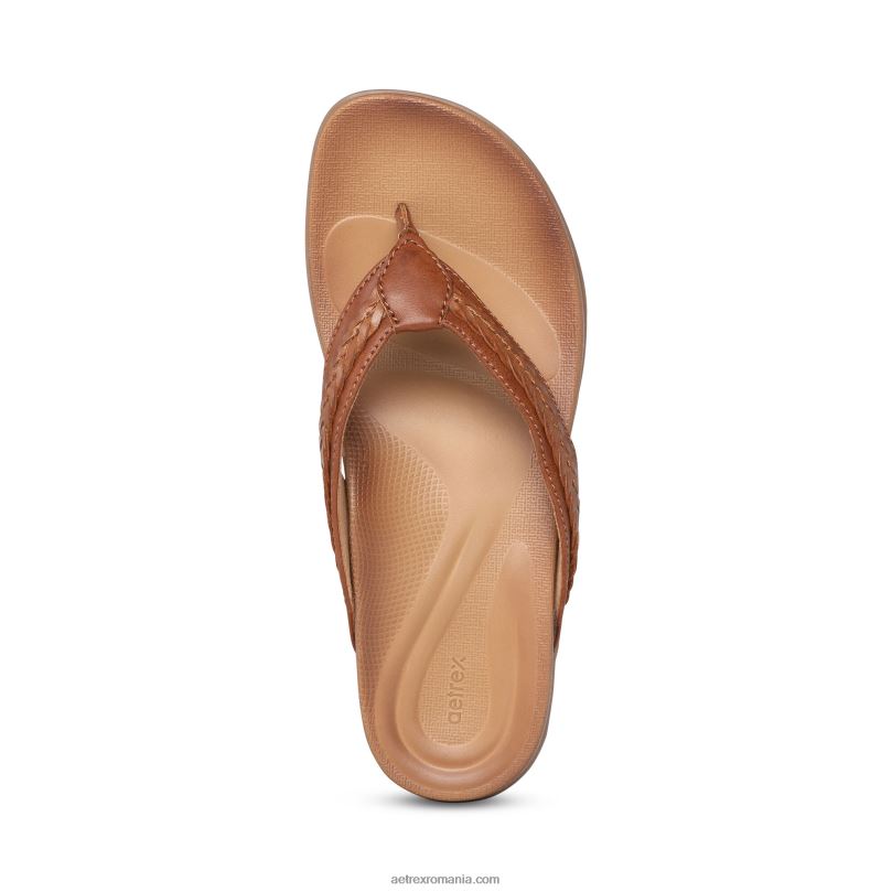 tanga împletită emmy femei Aetrex maro 2BV6V131