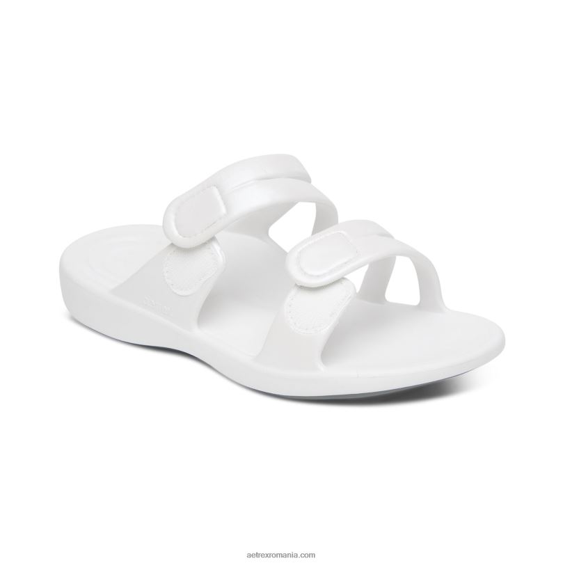 tobogan sport janey femei Aetrex alb 2BV6V80