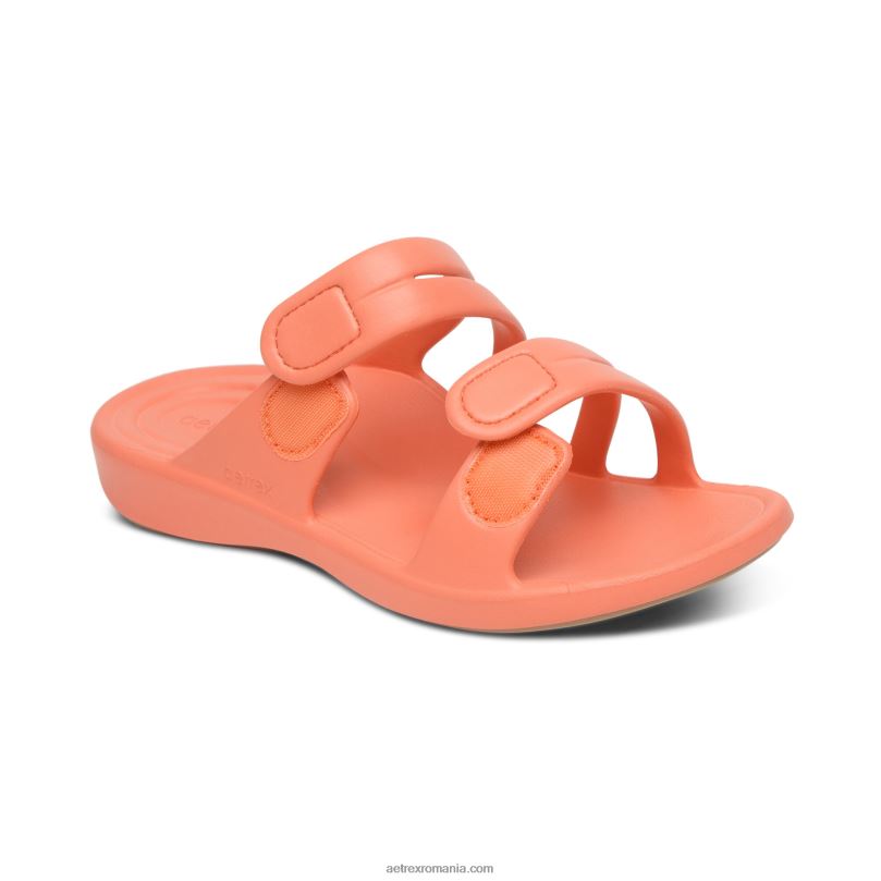 tobogan sport janey femei Aetrex coral 2BV6V48