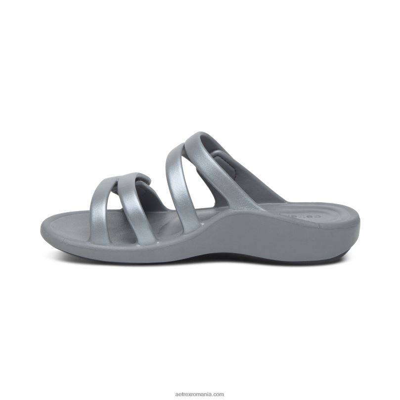 tobogan sport janey femei Aetrex gri 2BV6V163