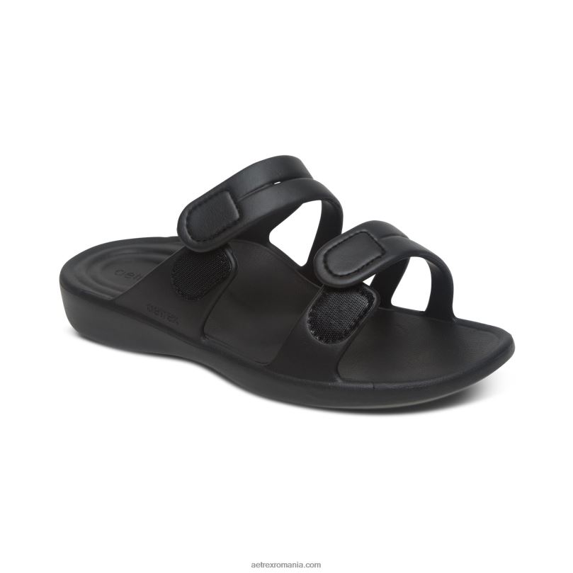 tobogan sport janey femei Aetrex negru 2BV6V183