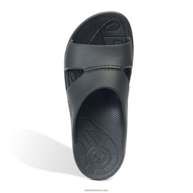 tobogane ortetice bali bărbați Aetrex negru 2BV6V326