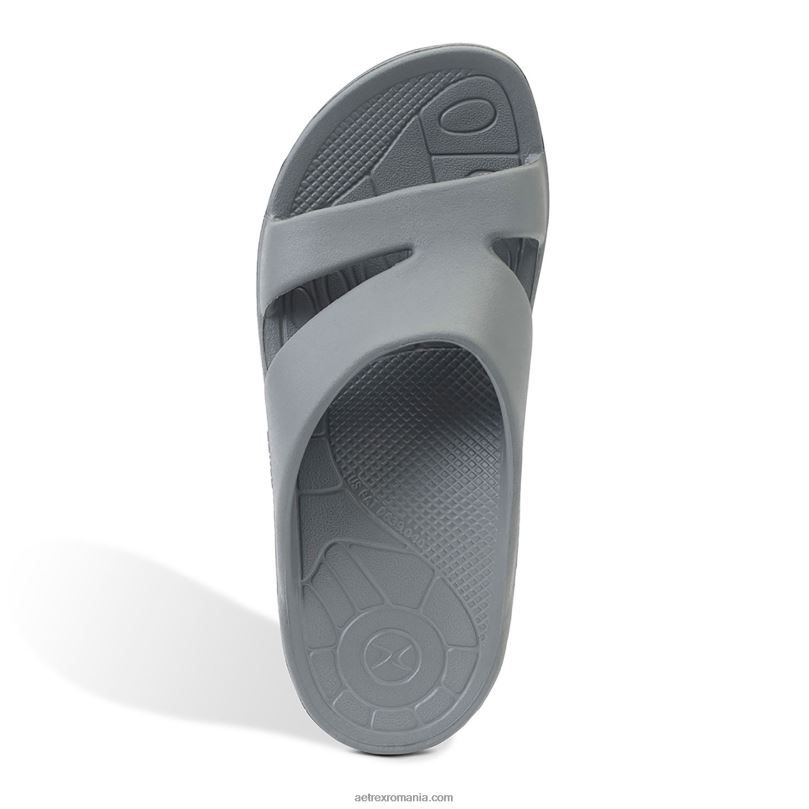 tobogane ortetice bali femei Aetrex gri 2BV6V22