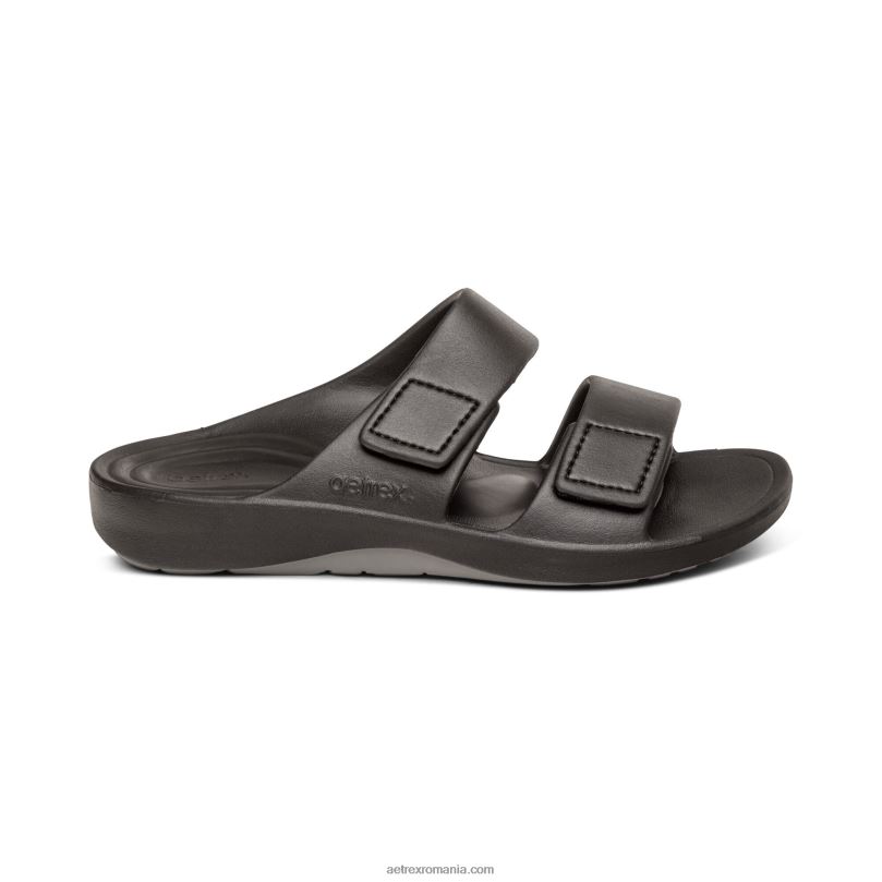 tobogane ortetice milos bărbați Aetrex negru 2BV6V321