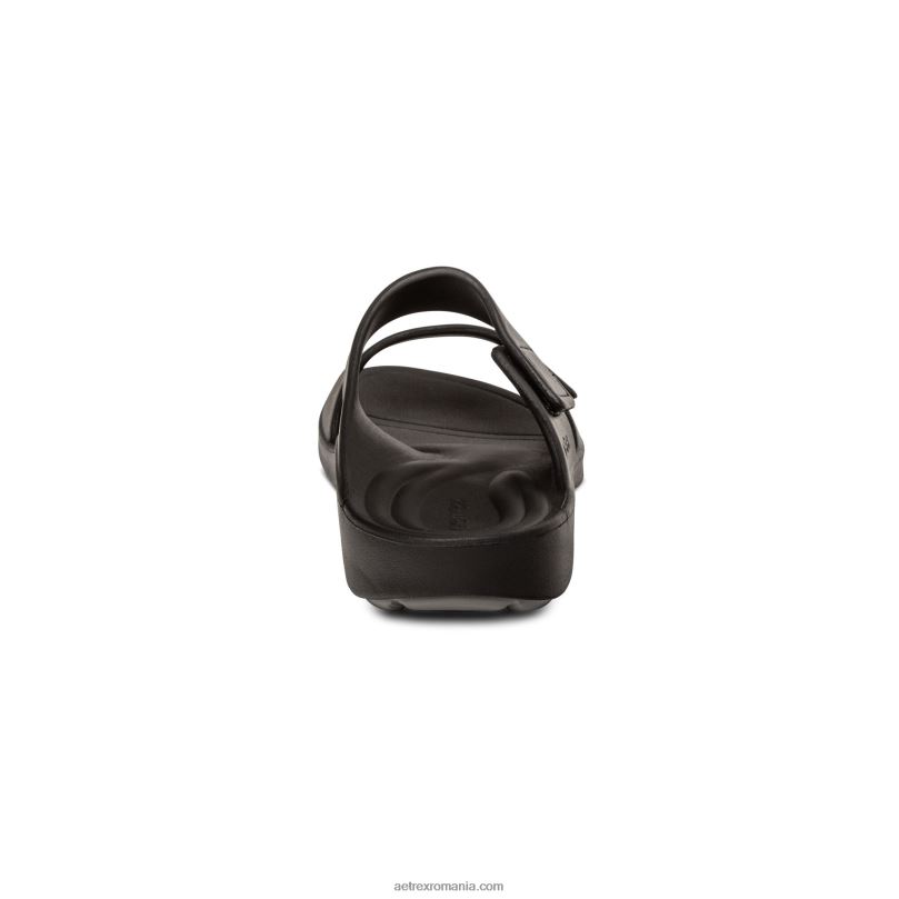 tobogane ortetice milos bărbați Aetrex negru 2BV6V321