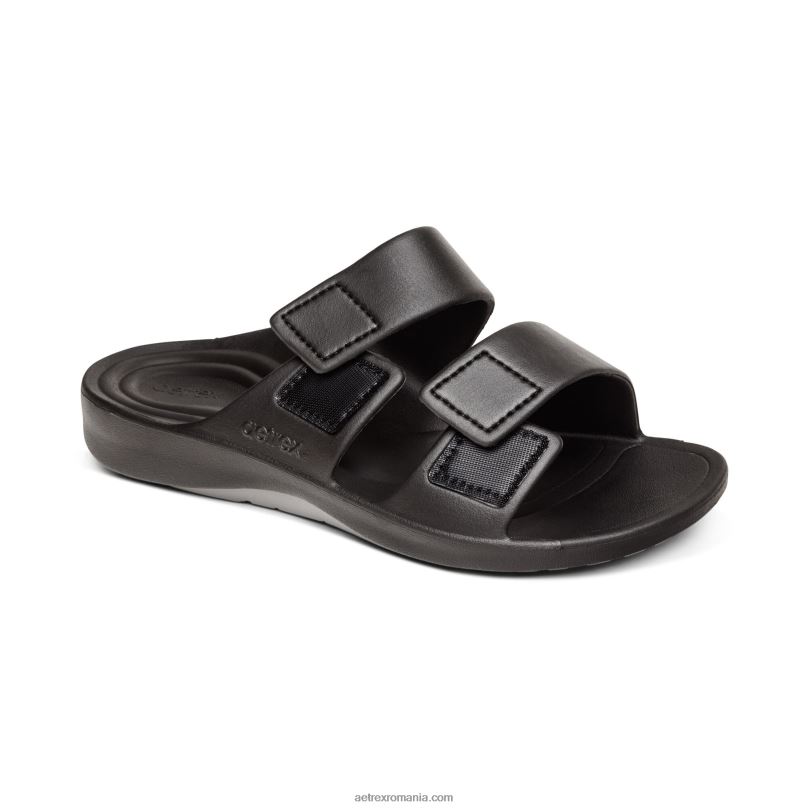tobogane ortetice milos bărbați Aetrex negru 2BV6V321
