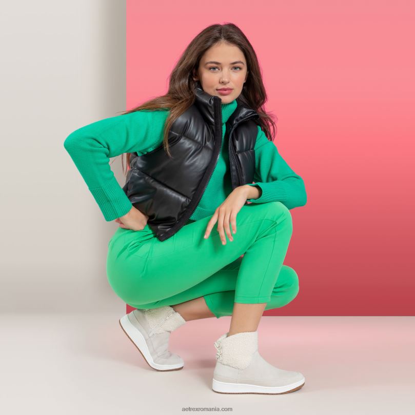 winnie boot femei Aetrex alb de iarnă 2BV6V162