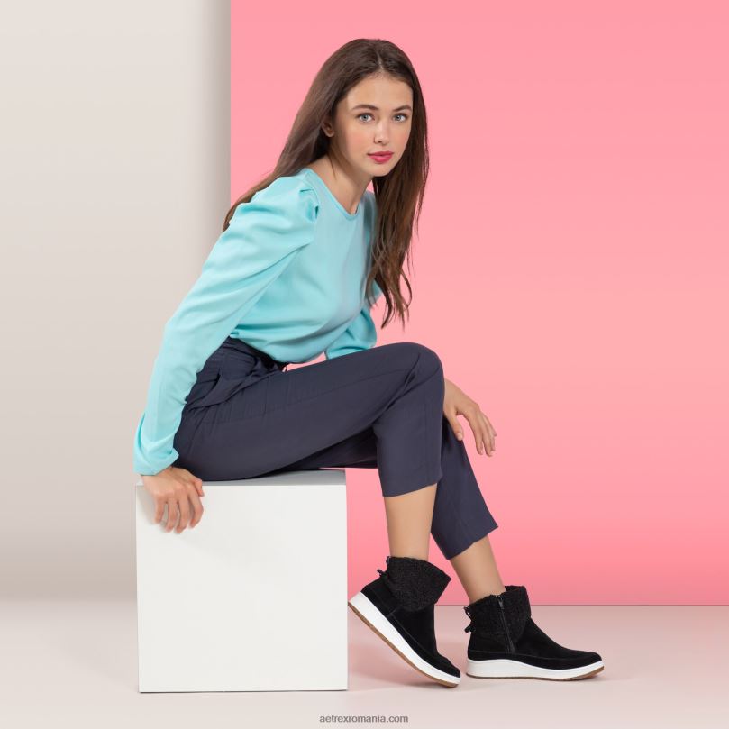 winnie boot femei Aetrex negru 2BV6V176